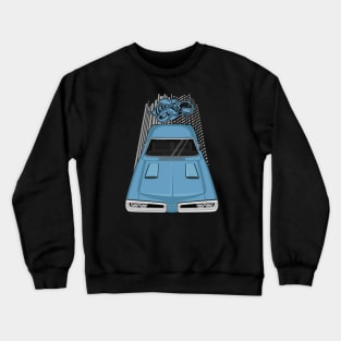 Dodge Coronet Super Bee 1970 - blue Crewneck Sweatshirt